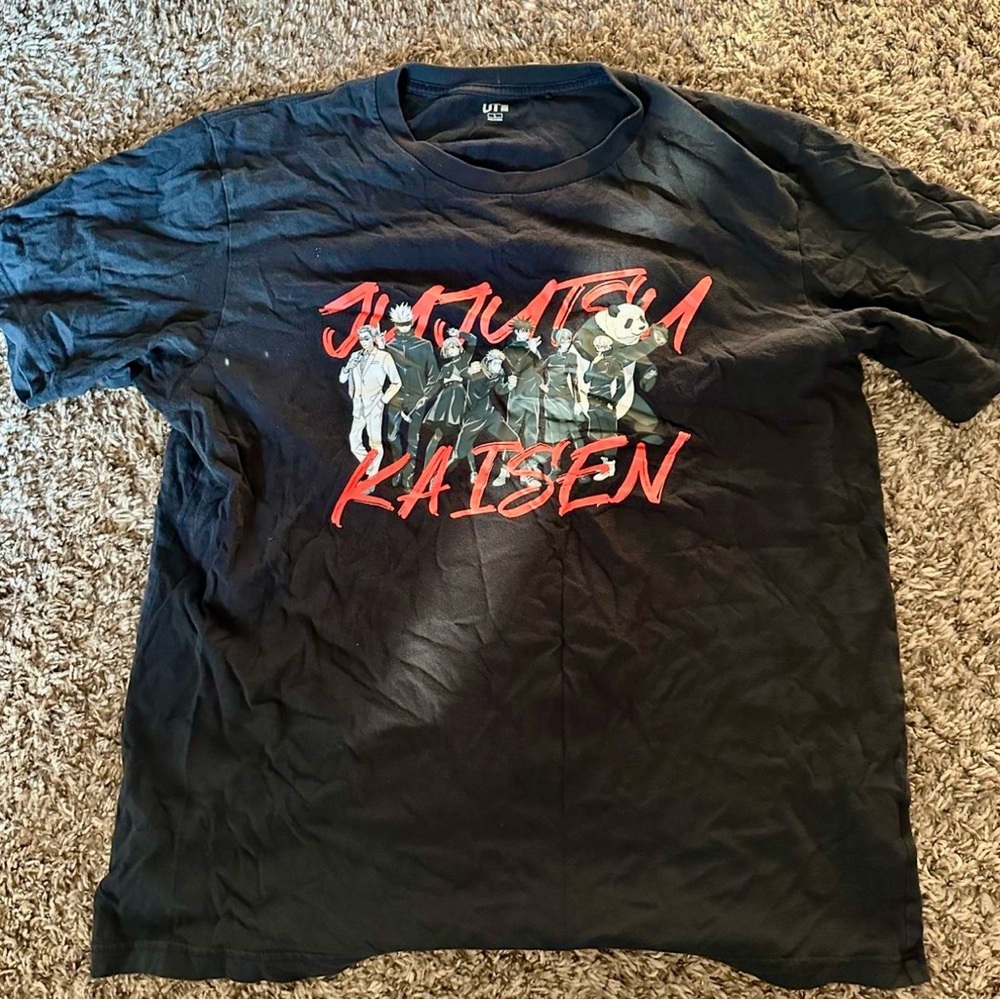 Jujutsu Kaisen Uniqlo Blue Graphic T-Shirt